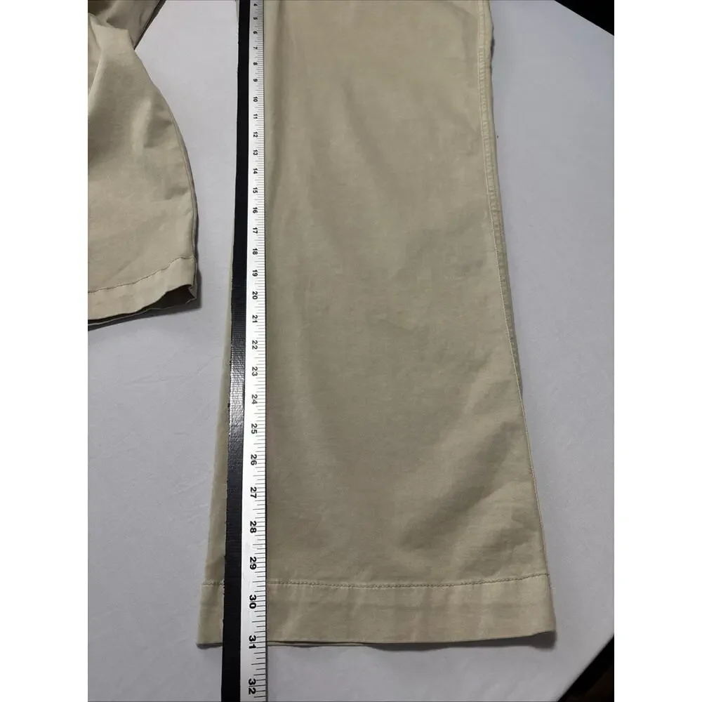 Universal Thread Women's 12 Beige Wide Leg Pants Festival Baggy Y2K 90's Neutral